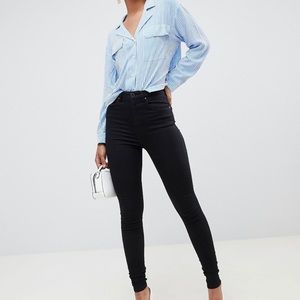 ASOS DESIGN Tall 'Sculpt Me’ high waisted  jeans